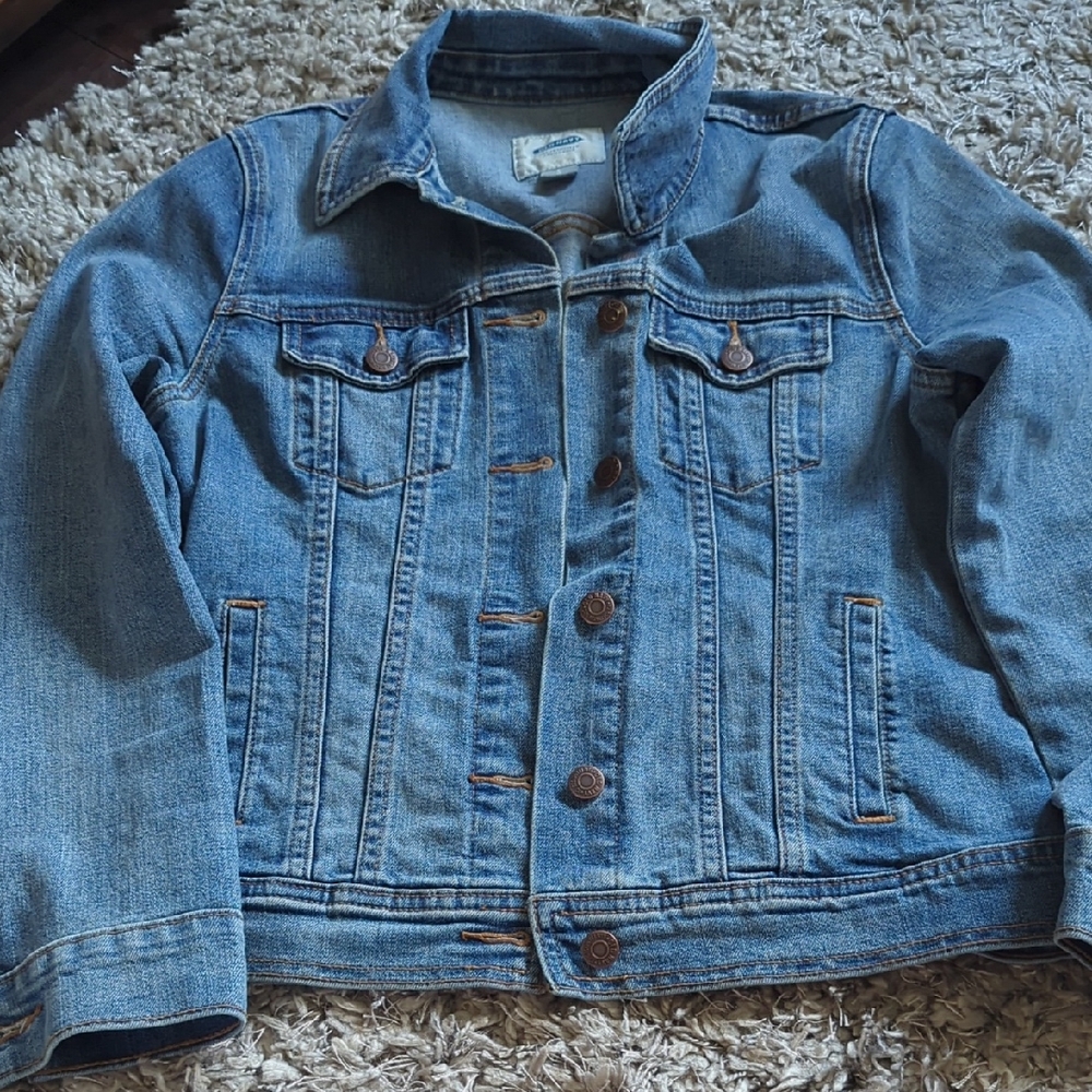 Old Navy Blue Jean Jacket Size Small
